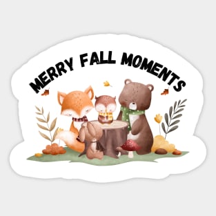 Merry Fall Moments, Autumn Sticker